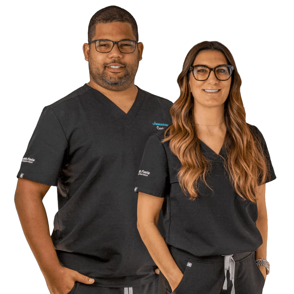 Odontoiatri dello Studio Dentistico Zocca in divisa